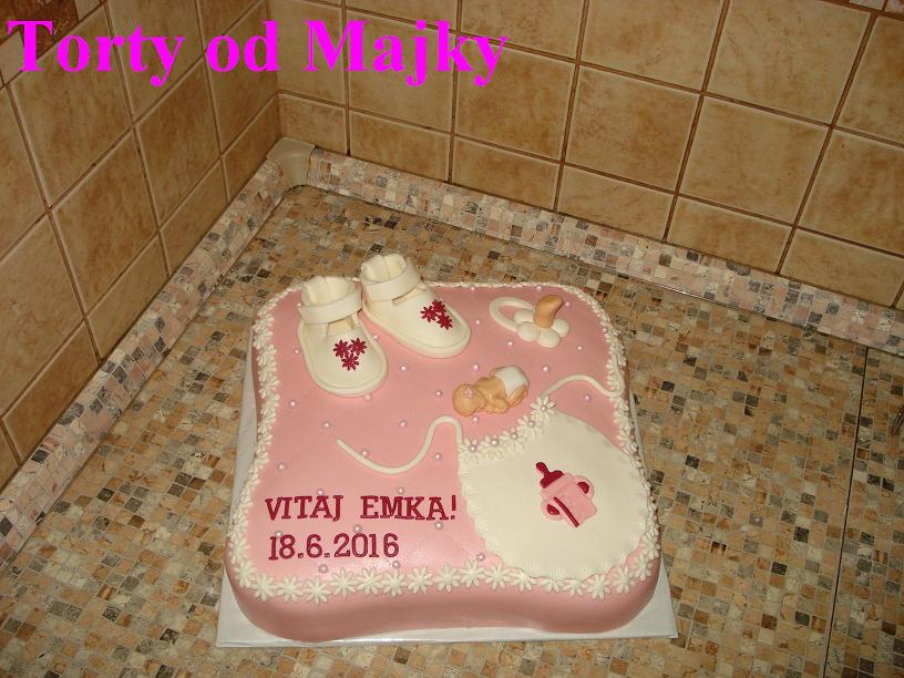 Ružový vankúšik pre Emku