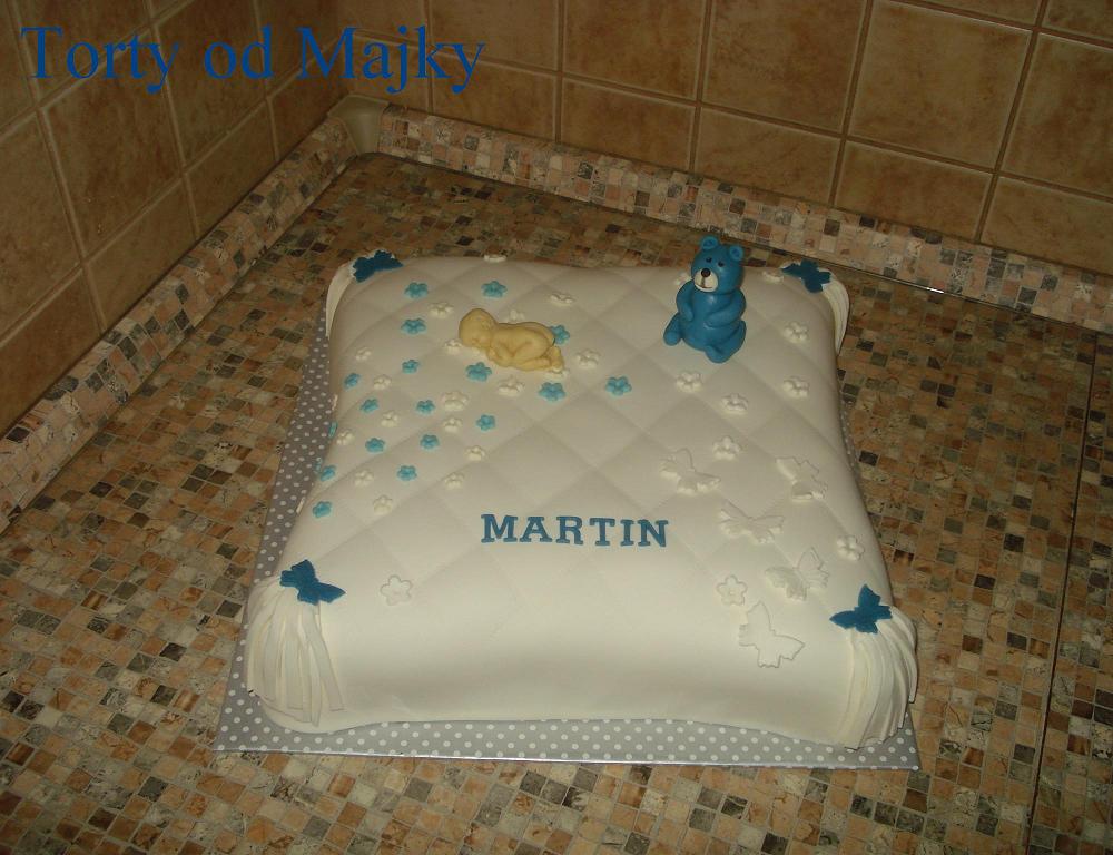 Krstinová pre Martinka s mackom :)